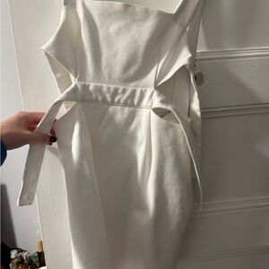 Superdown White Cutout Mini Dress